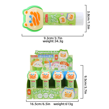 Weibo Cartoon Sushi Hamster Glue Sticks - Wholesale Kawaii Stationery