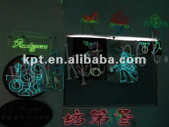 neon advertisement posters decoration el wire