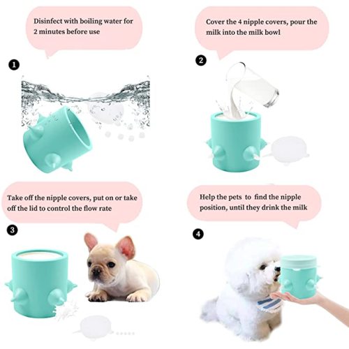 Silicone Puppy Feeding Table Dog Bowl