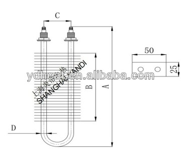 finned heater