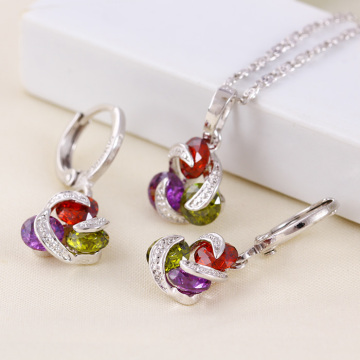 2014 Newest Fashion Jewelry Set Inlaid with CZ Stone