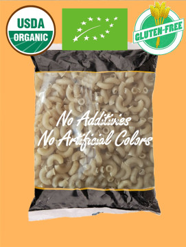 Organic Gluten Free Instant Brown Rice Elbow Pasta