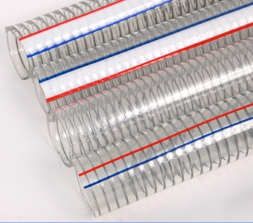 PVC Spiral Steel Wire Reinforced Hose/ Tube/ Pipe Agricultural Irrigation