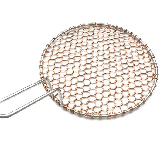 Korean BBQ Wire Mesh Fine Copper Barbecue Net