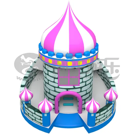 Party rental equipment castle theme inflatable bouncy castle slide with slide indoor
