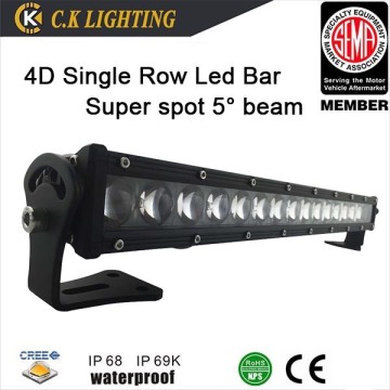 DC9-32V Single row 120w 4D newest offroad led light bar with philips chip price