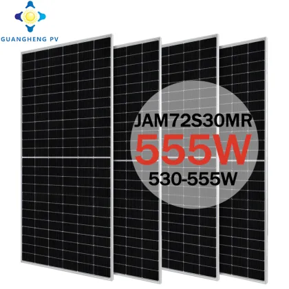 High-Power JA Solar Panels: 530W to 555W Photovoltaic Panels in 2M x 1M Size