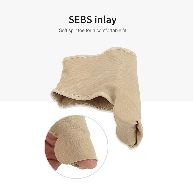 2Pcs=1Pair Socks For Pedicure Toe Separator Hallux Valgus Bunion Corrector Adjuster Correction Pedicure Sock Straightener TSLM1