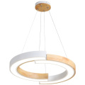 LEDER houten plafond hanglamp