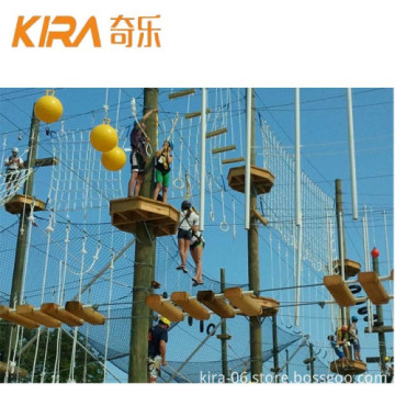 Outdoor Obstacle Adventure: Climbing Frame and High Rope Course for Sale