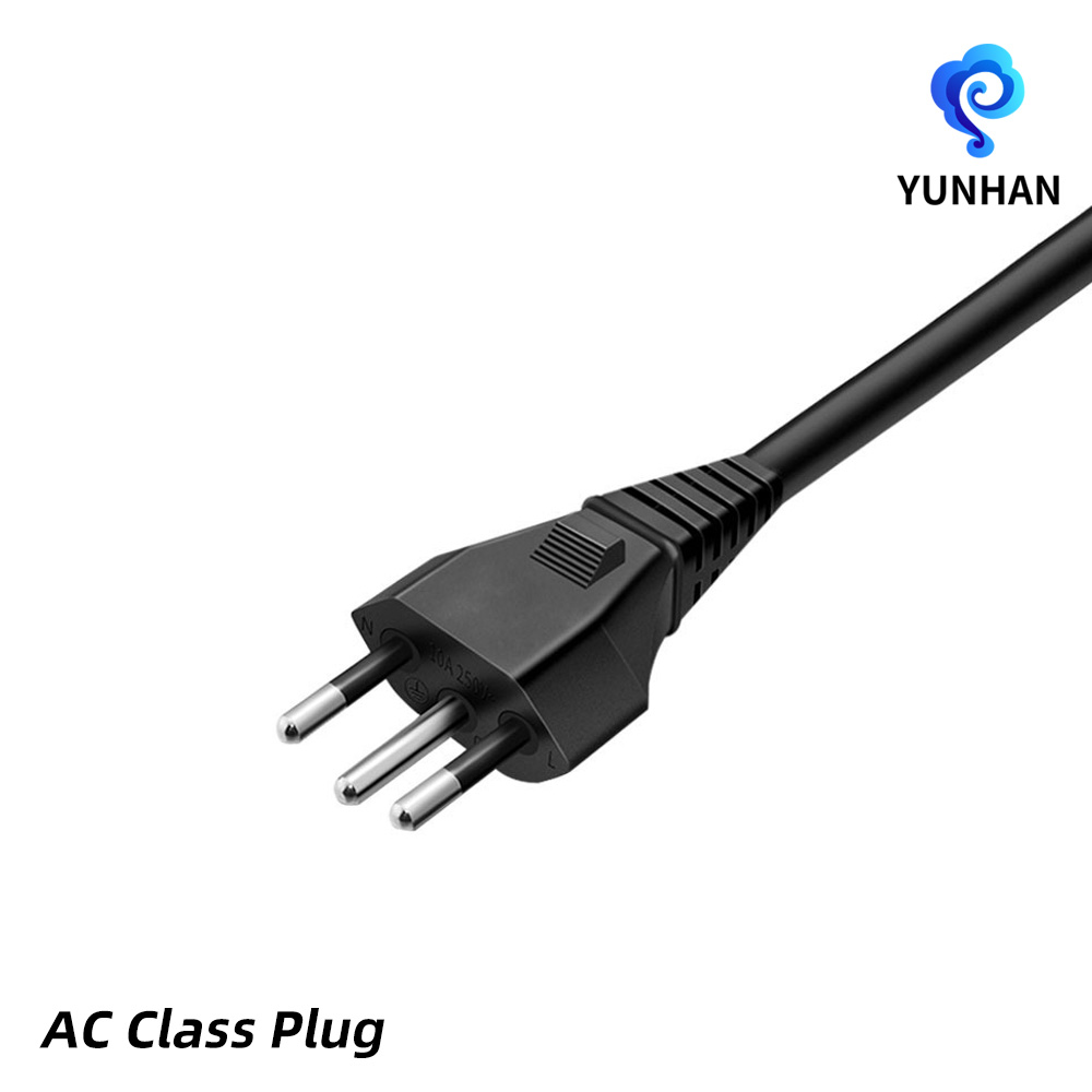 Kabel listrik tiga pin Brasil tiga pin