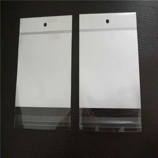 hanging hole seal sealing bag