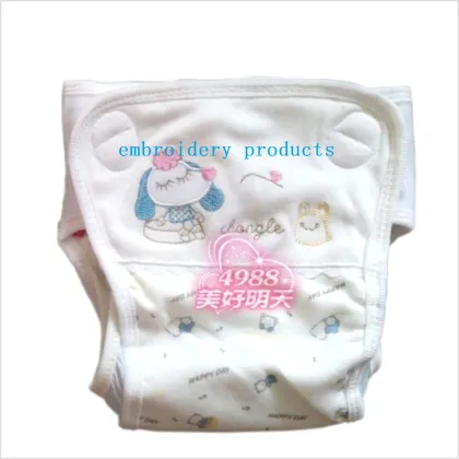 baby 100% cotton diapers thickening breathable soft super absorbent plain white cloth diapers reusable diapers