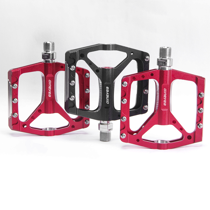 Lightweight Road Bike Pedals Carbon Fiber Gineyea K-610