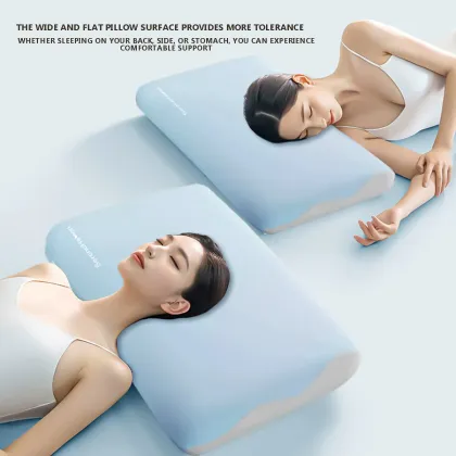 Tear Resistant Memory Foam Cervical Pillow Bread-shaped