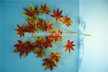 Home and outdoor garden table wedding christmas decoration 60cm or 2ft Height artificial colorfully maple leaf E06 0646