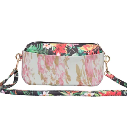 Stand up small travelon anti theft messenger bag