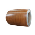 Wooden aluminum fascia coil