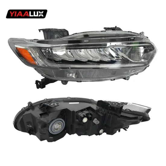 Auto Lighting System - Half LED Headlight Halogen Headlamp for Honda Accord 2014-2016