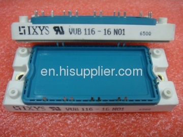 المرحلة ثلاثة مقوم جسر شركة إيزيس Vub116-16no1 مع Igbt وصمام ثنائي انتعاش سريع لنظام الكبح