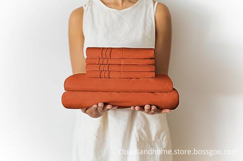 Cloudland 100% Cotton and Egyptian Cotton Bed Sheet Sets - Low Price Luxury Bedding