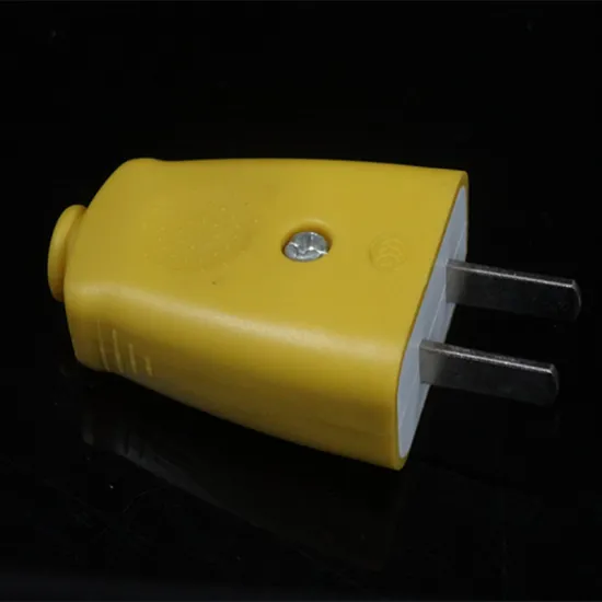 Brass Materials US 2 Pin AC Electrical Power Cord Plug Car Adapter