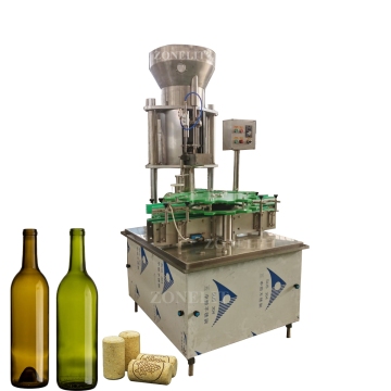 Automatic Sparking Bottle Cork Stopper Machine for Red Wine Corking