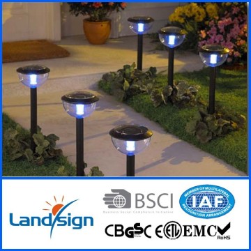 garden solar bollard light