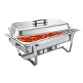 stainless steel hot buffet chafing dishes servers