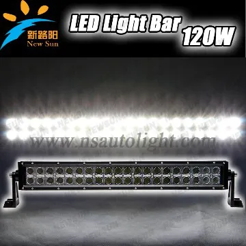 auto parts led cree work light bar 120w offroad led light bar 4x4