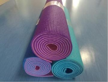 PVC material double color yoga mat