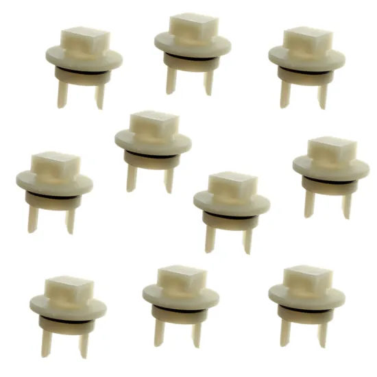 New 10Pcs Meat Grinder Parts Household Electric Meat Chopper Elements Plastic Gear Sleeve 418076 Fit For Bosch BEKO