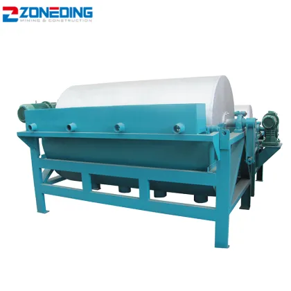 Small dry drum magnetic separator magnetic iron separator