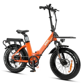 20 Inch Fat Tire Folding Electric Bicycle with Seat Post Battery
