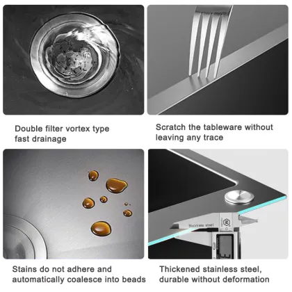 Handmade Under Mount Kitchen Sink with Dishwasher