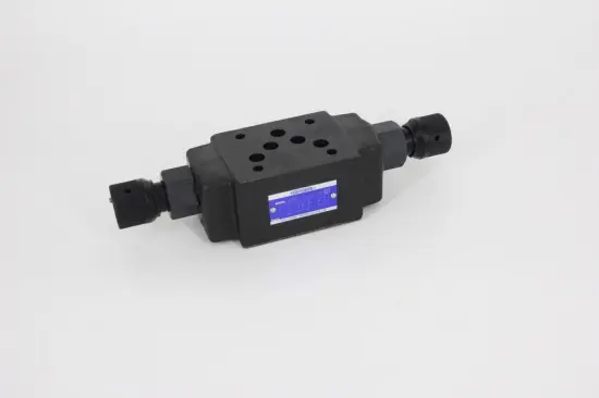 Throttle and check modular valves