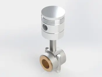 Diesel Engine Parts  Forged Piston