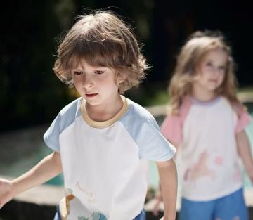 Ice Silk Antibacterial Children's T-shirt