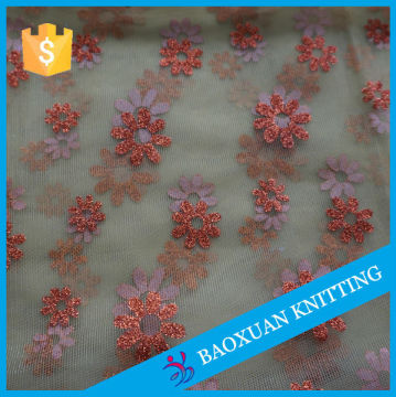 warp knitted tulle mesh fabric for sportswear and lining fabric textile