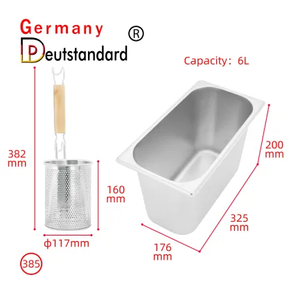 Commercial machine 2 Baskets Noodle Cooking Machine