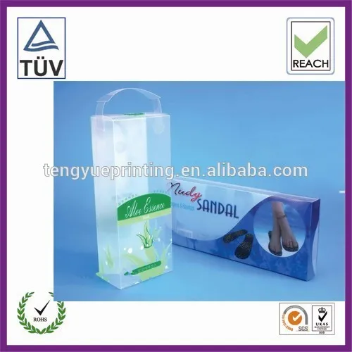 plastic baby shoe box packaging