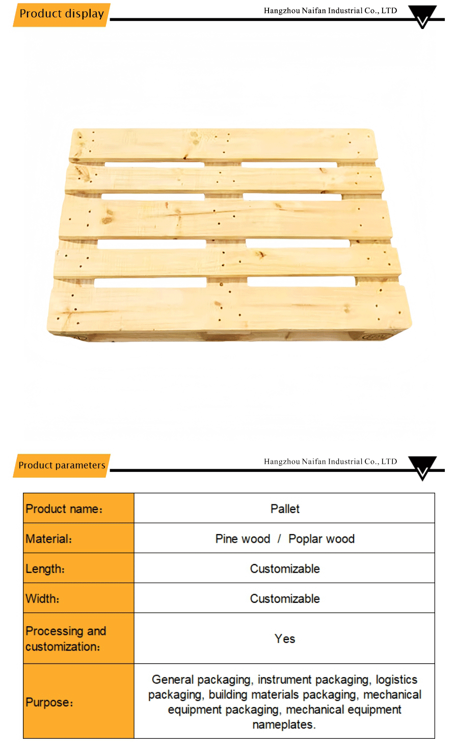 Non Fumigated Wood Pallets