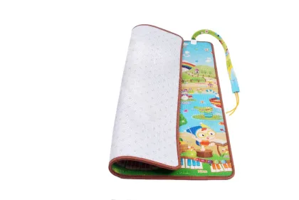 Brown color children equipment EVA interlacking baby foam mat