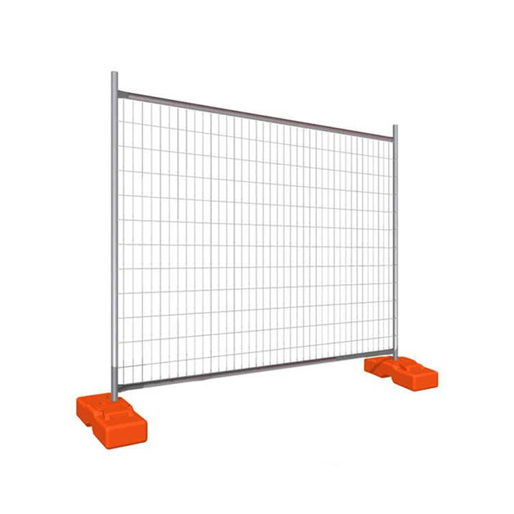 metal iron wire welded portable fencing in construction