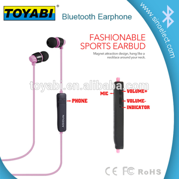 2016 Sports Wireless Bluetooth Earbuds Headset Earphones for Bluetooth Smart Cell phones/Devices