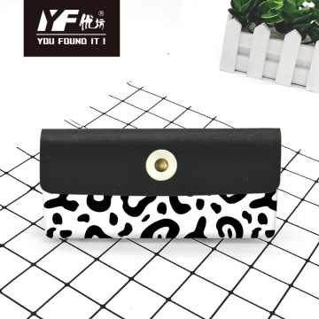 Custom animal hair PU pencil case