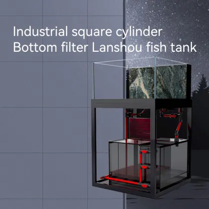 New Goldfish and Turtle Filter Square Fish Tank