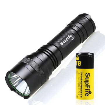 Lanternas Camping LED Flashlight, Flashlight 26650 Battery, Shocks Torch