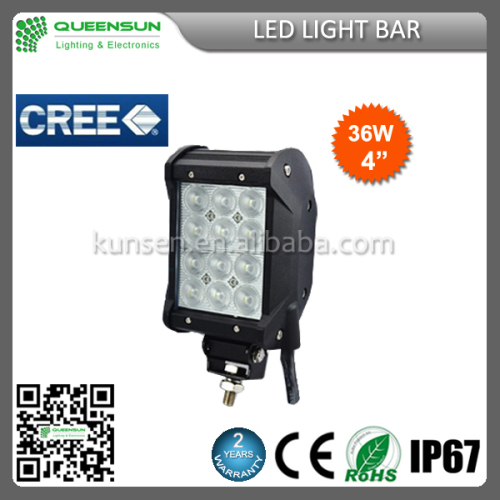 Hot Sell popular 36w LED cree Light Bar for Offroad Vehicle,Heavty Duty,Agriculture,Mining and Marine QRLB36-C