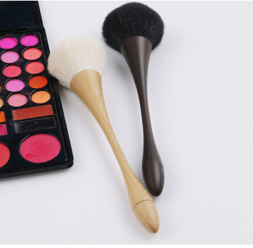 Professional Diamond-Studded Powder Stitching Multifunctional Loose Powder and Blush Brushes with Wooden Handles